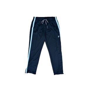 VICTORIA'S SECRET PINK ACTIVE TRACK LOUNGE SWEATPANTS JOGGER STRIPED MEDIUM